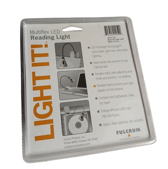Multiflex LED Reading Light - Silver - Picture 2 of 4